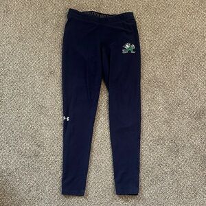 Notre Dame Under Armour Dark Blue Leggings
